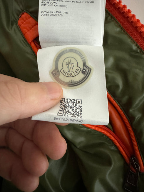Second hand Moncler jacket Maya size 3 orange